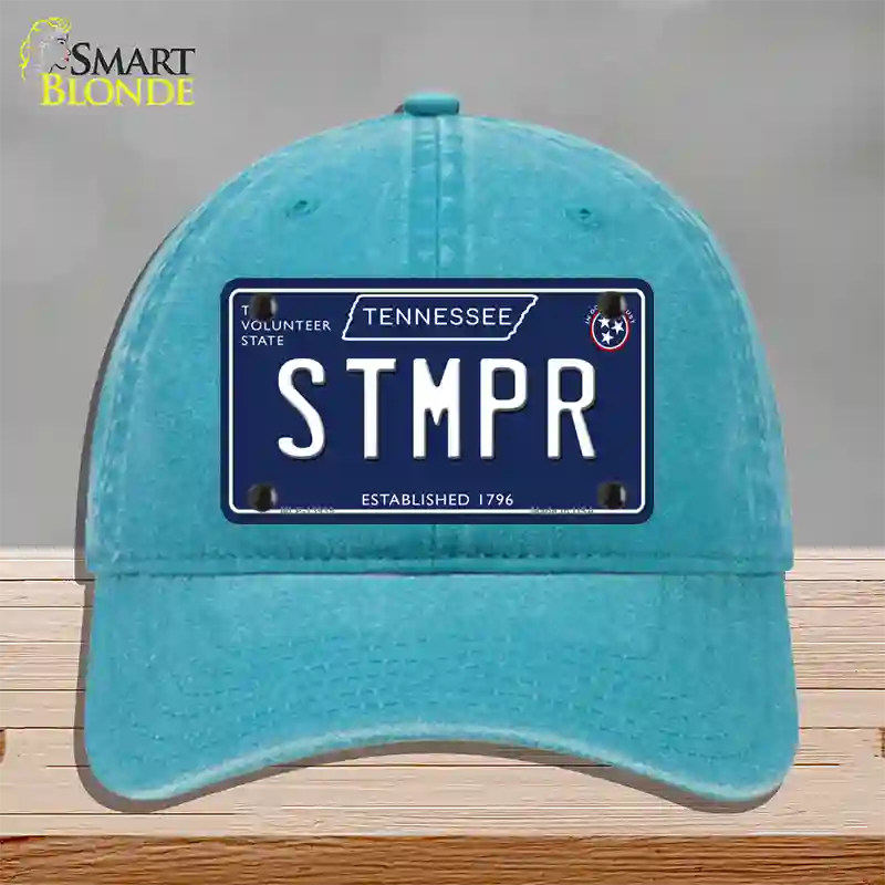 Stmpr Tennessee Blue Novelty License Plate Hat Tag Unconstructed Cotton / Lake Blue