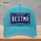 Best M8 Tennessee Blue Novelty License Plate Hat Tag Unconstructed Cotton / Lake Blue