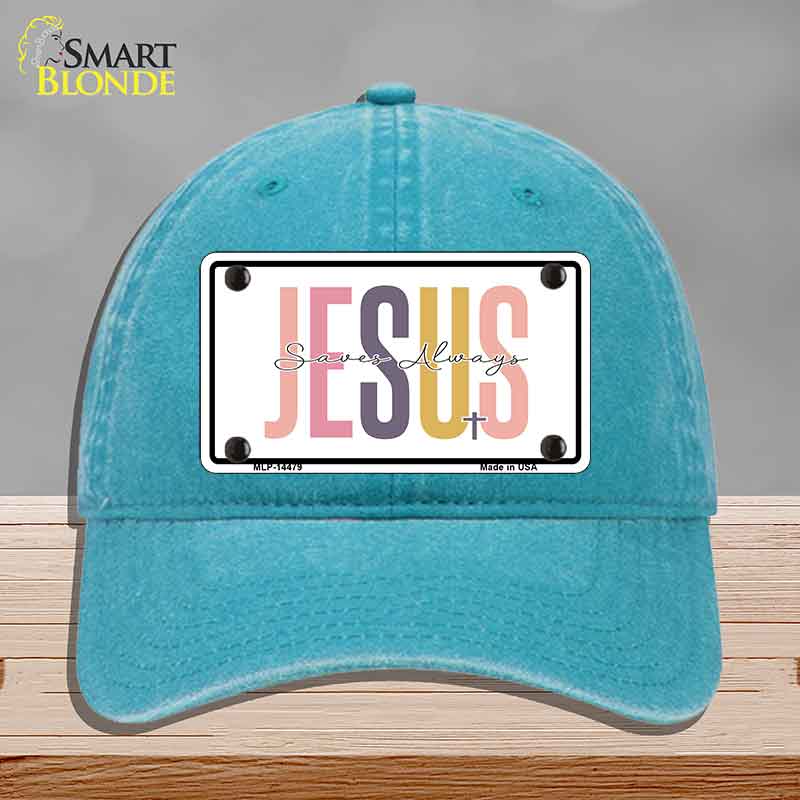 Jesus Saves Always Novelty License Plate Hat HAT-MLP-14479