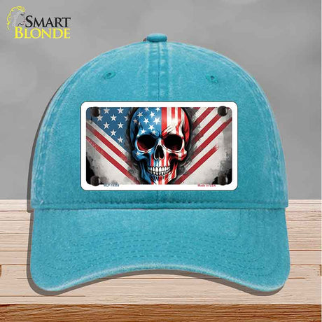American Skull Novelty License Plate Hat HAT-MLP-14509