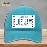 Blue Jays Toronto Canada Province Novelty License Plate Hat Unconstructed Cotton / Lake Blue