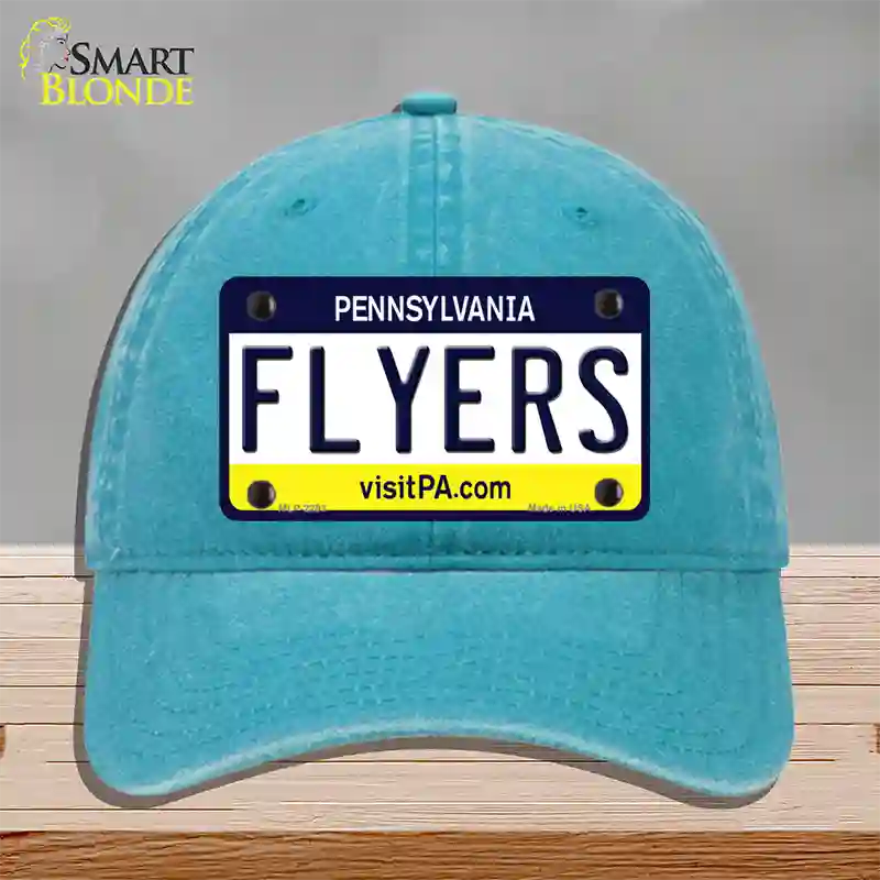 Flyers Pennsylvania State Novelty License Plate Hat Unconstructed Cotton / Lake Blue