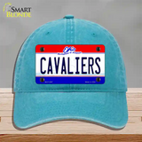 Cavaliers Ohio State Novelty License Plate Hat Unconstructed Cotton / Lake Blue