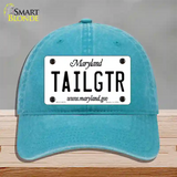 Tailgtr Maryland Novelty License Plate Hat Unconstructed Cotton / Lake Blue