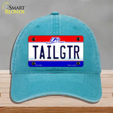 Tailgtr Ohio State Novelty License Plate Hat Unconstructed Cotton / Lake Blue