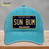 Sun Bum Delaware Novelty License Plate Hat Unconstructed Cotton / Lake Blue