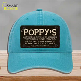 At Poppys Novelty License Plate Hat Unconstructed Cotton / Lake Blue