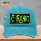 Chronic Novelty License Plate Hat Unconstructed Cotton / Lake Blue