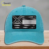 Mississippi Carbon Fiber Novelty License Plate Hat Unconstructed Cotton / Lake Blue