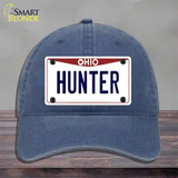 Hunter Ohio Novelty License Plate Hat Unconstructed Cotton / Navy