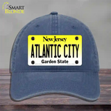 Atlantic City New Jersey Novelty License Plate Hat Unconstructed Cotton / Navy