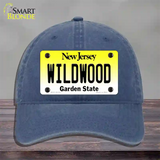 Wildwood New Jersey Novelty License Plate Hat Unconstructed Cotton / Navy