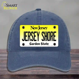 Jersey Shore New Jersey Novelty License Plate Hat Unconstructed Cotton / Navy