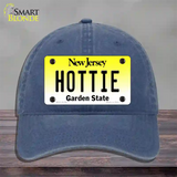 Hottie New Jersey Novelty License Plate Hat Unconstructed Cotton / Navy