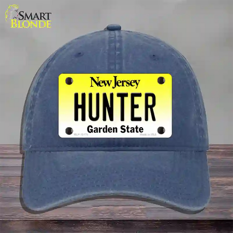 Hunter New Jersey Novelty License Plate Hat Unconstructed Cotton / Navy