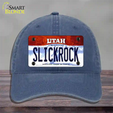 Slickrock Utah Novelty License Plate Hat Unconstructed Cotton / Navy