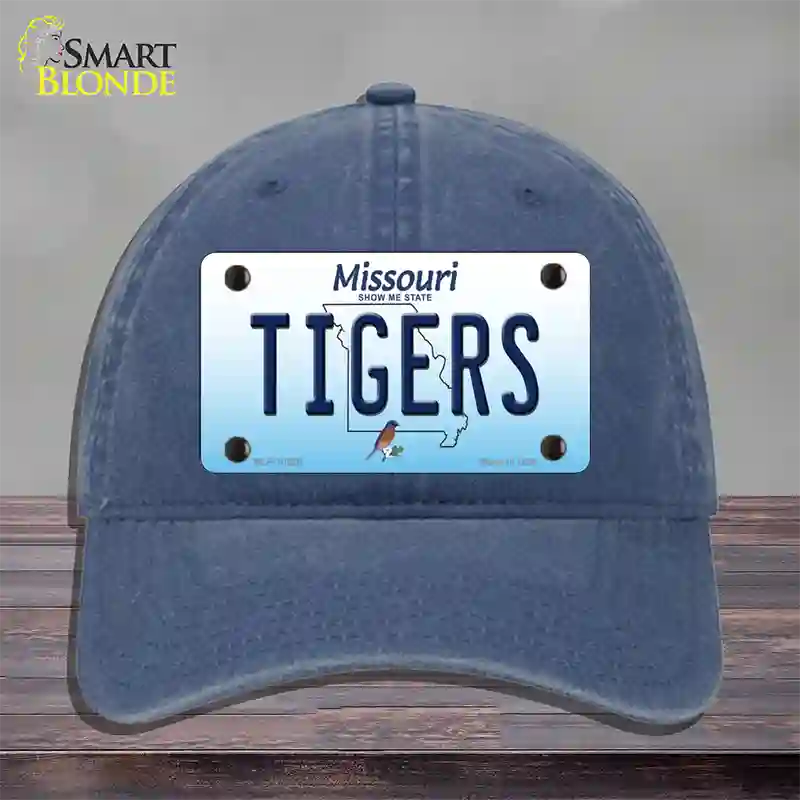 Tigers Missouri Novelty License Plate Hat Unconstructed Cotton / Navy