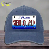 Shedd Aquarium Illinois Novelty License Plate Hat Unconstructed Cotton / Navy