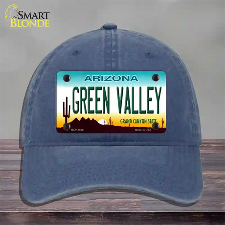 Green Valley Arizona Novelty License Plate Hat Unconstructed Cotton / Navy