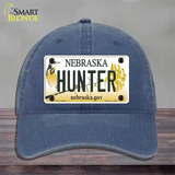 Hunter Nebraska Novelty License Plate Hat Unconstructed Cotton / Navy