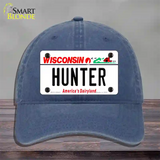 Hunter Wisconsin Novelty License Plate Hat Unconstructed Cotton / Navy