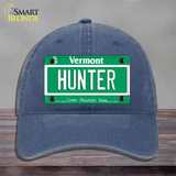 Hunter Vermont Novelty License Plate Hat Unconstructed Cotton / Navy