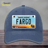 Fargo North Dakota Novelty License Plate Hat Unconstructed Cotton / Navy