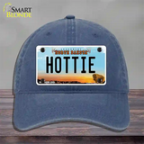 Hottie North Dakota Novelty License Plate Hat Unconstructed Cotton / Navy