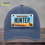 Hunter North Dakota Novelty License Plate Hat Unconstructed Cotton / Navy