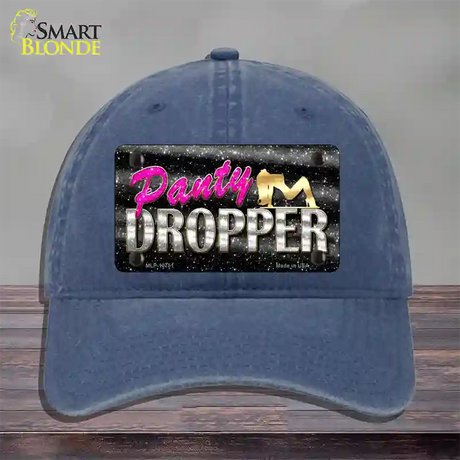 Panty Dropper Novelty License Plate Hat Unconstructed Cotton / Navy