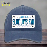 Blue Jays Fan Ontario Novelty License Plate Hat Unconstructed Cotton / Navy