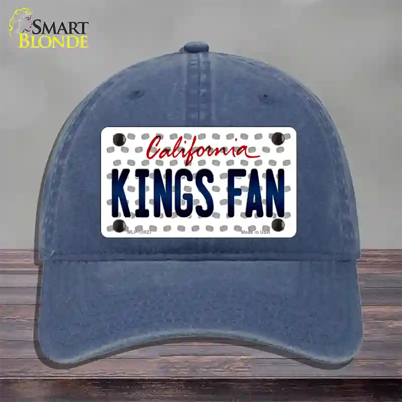 Kings Fan California Novelty License Plate Hat Unconstructed Cotton / Navy