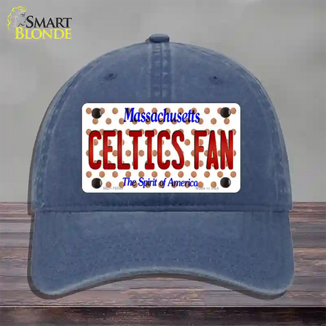 Celtics Fan Massachusetts Novelty License Plate Hat Unconstructed Cotton / Navy