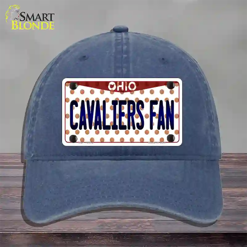 Cavaliers Fan Ohio Novelty License Plate Hat Unconstructed Cotton / Navy