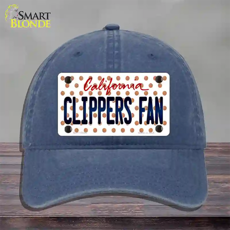 Clippers Fan California Novelty License Plate Hat Unconstructed Cotton / Navy