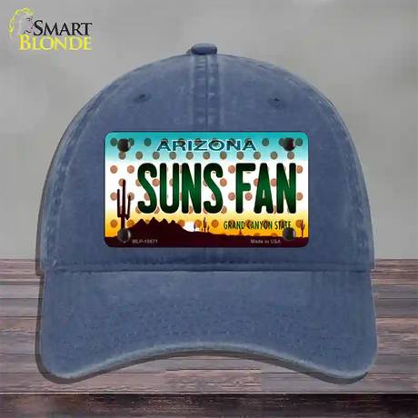 Arizona Suns Fan Novelty License Plate Hat Unconstructed Cotton / Navy