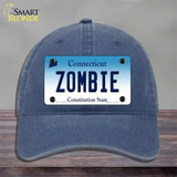 Zombie Connecticut Novelty License Plate Hat Unconstructed Cotton / Navy