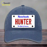 Hunter Massachusetts Novelty License Plate Hat Unconstructed Cotton / Navy