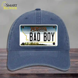 Bad Boy Montana State Novelty License Plate Hat Unconstructed Cotton / Navy