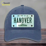 Hanover New Hampshire State Novelty License Plate Hat Unconstructed Cotton / Navy