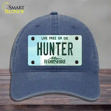 Hunter New Hampshire State Novelty License Plate Hat Unconstructed Cotton / Navy