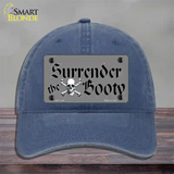 Surrender The Booty Novelty License Plate Hat Unconstructed Cotton / Navy