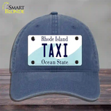 Taxi Rhode Island State Novelty License Plate Hat Unconstructed Cotton / Navy