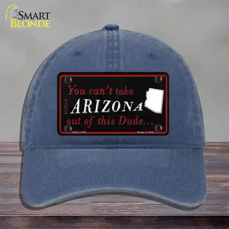 Arizona Dude Novelty License Plate Hat Unconstructed Cotton / Navy