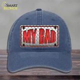 My Bad Novelty License Plate Hat Unconstructed Cotton / Navy