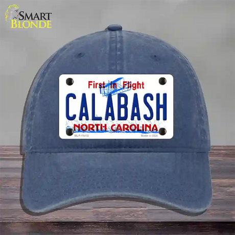 Calabash North Carolina Novelty License Plate Hat Unconstructed Cotton / Navy