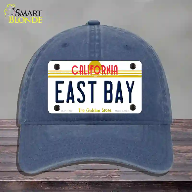 East Bay California Novelty License Plate Hat Unconstructed Cotton / Navy