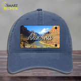 Arizona Canyon State Novelty License Plate Hat Unconstructed Cotton / Navy