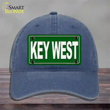 Key West Novelty License Plate Hat Unconstructed Cotton / Navy