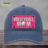 Volleyball Mom Novelty License Plate Hat Unconstructed Cotton / Navy